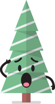 Erschrockener Tannenbaum